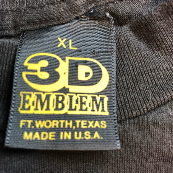 {SOLD}1986 Harley Davidson 3D Emblem Thin T Shirt - Picture 5 of 7